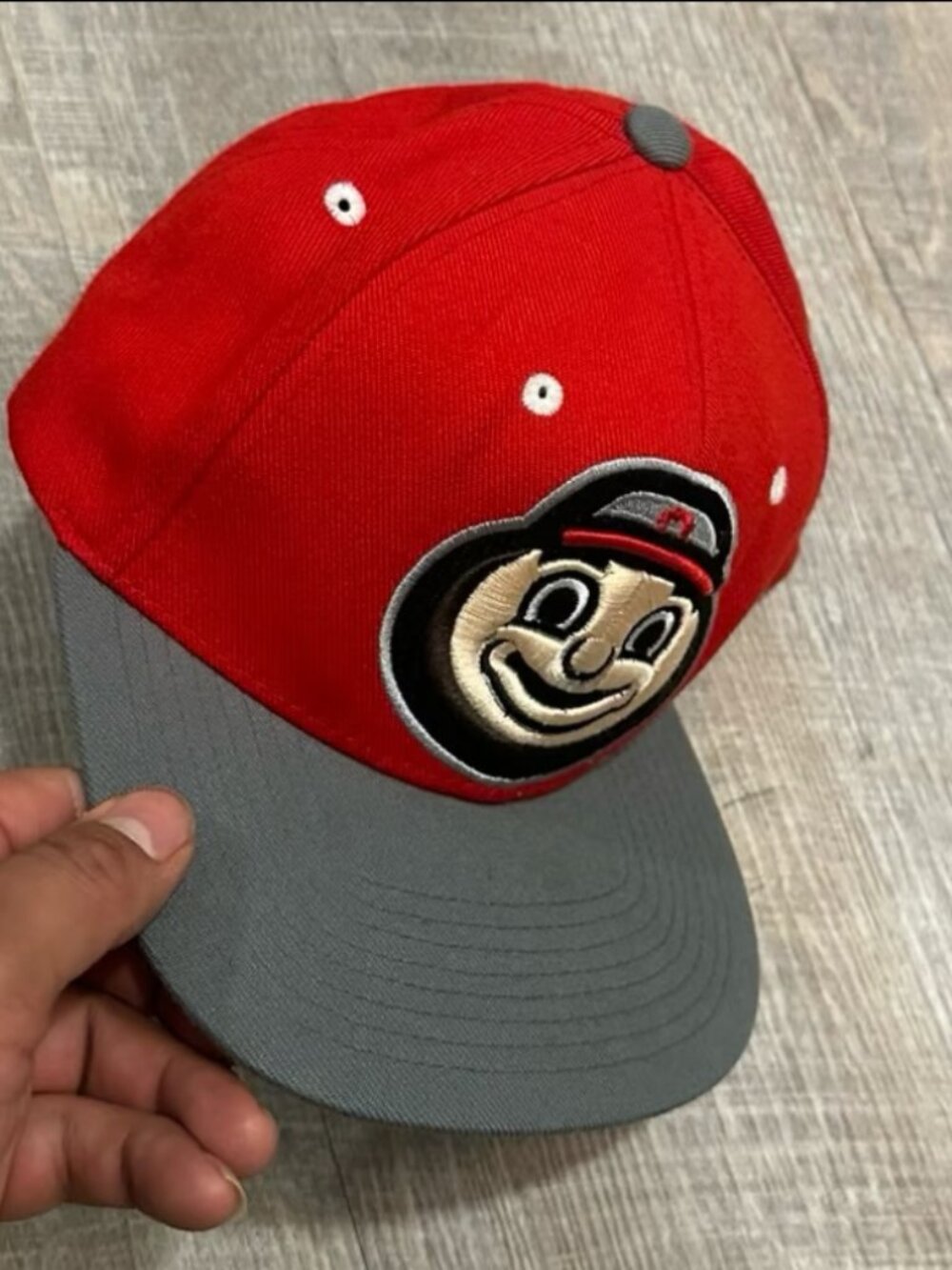 Zephyr Ohio State Buckeyes "Menace" flat bill snapback